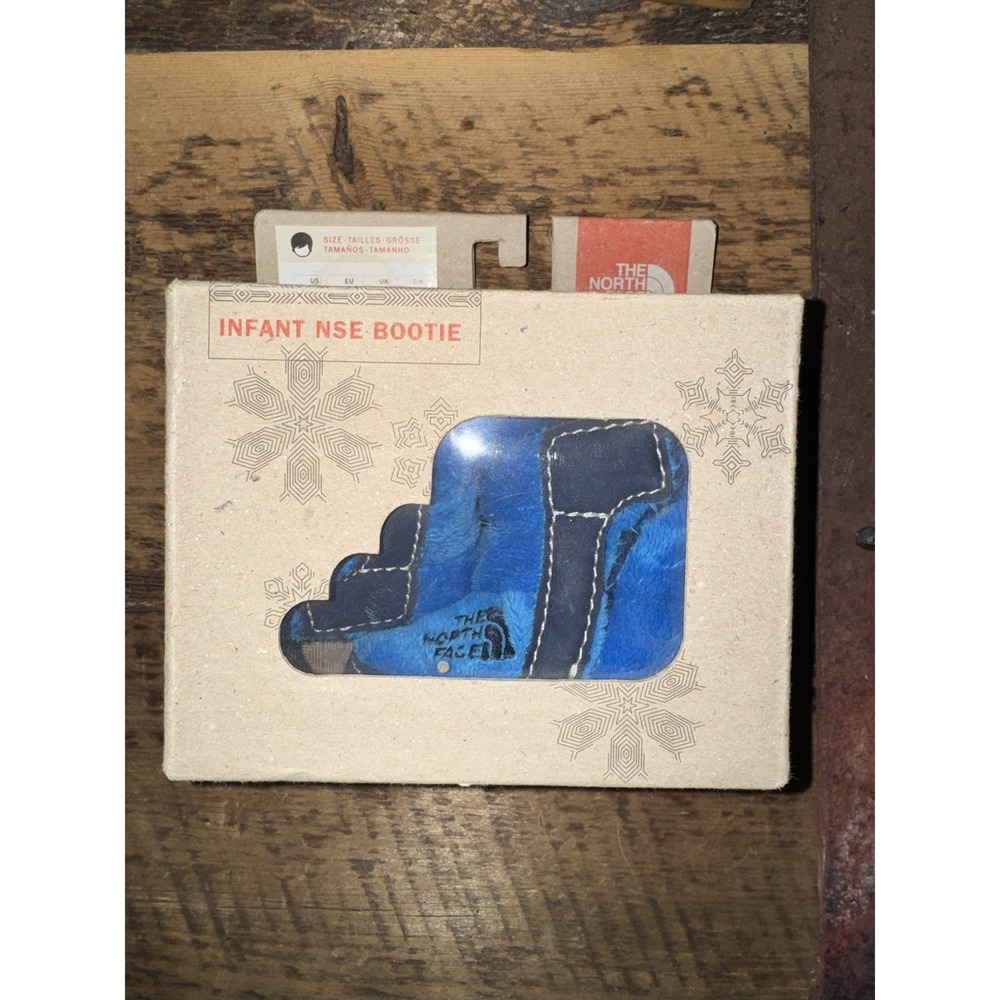 The North Face Infant NSE Bootie Size 2 Drumroll Blue/ Deep Water Blue Baby Boy